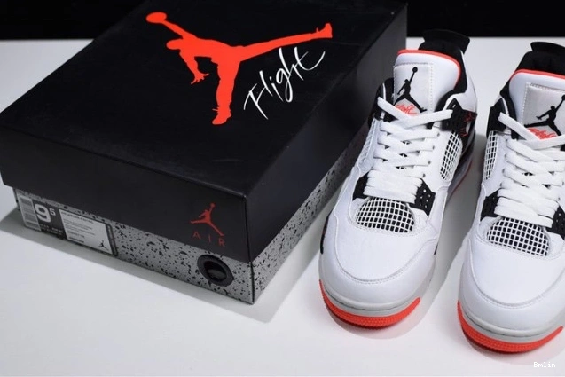 Bmlin Air Hot Jordan 4 Retro 308497-116 Lava 0707